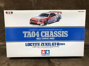 当時物！在庫品・タミヤ・TA-04 ロックタイト・ゼクセルGT-R(R34)・未開封品・現品限り！