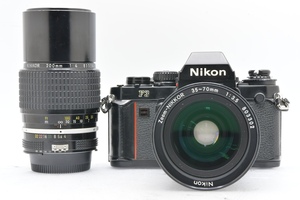 Nikon F3 アイレベル 126万台 + AI改 Zoom-NIKKOR 35-70mm F3.5 + AI NIKKOR 200mm F4 ニコン ■29305