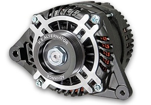 アドバンス製 ハイエフェンシィーオルタネーター 130A C34 C35 RB20 RB25 ブラック HE130-011B ローレルADVANCE HIGHEFFICIENCY ALTERNATOR