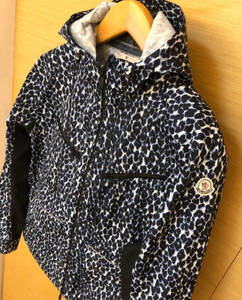 MONCLER　モンクレール　非売品　希少正規店購入品　パフォーマンスジャケット　青　豹柄　size５