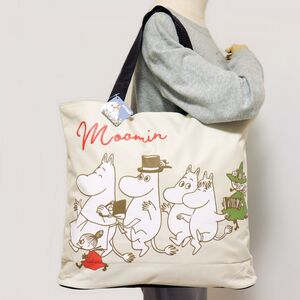 ★ムーミン MOOMIN スナフキン 新品 高品質 BIG 大きい カジュアル ショッピング トート バッグ BAG [1101MBAG-D] 一 六★QWER★