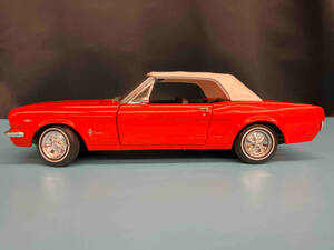 ミニカー REVELL 1/18 1965 MUSTANG マスタング コンバーチブル オレンジ 箱なし