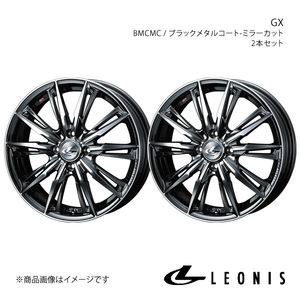 LEONIS/GX ヴィッツ 130系 アルミホイール2本セット【16×6.0J 4-100 INSET42 BMCMC】0039343×2