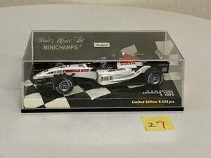 送料無料　ミニチャンプス　1/43 MINICHAMPS B.A.R Honda Showcar 2005 T.Sato ホンダ ショーカー 佐藤琢磨 Honda Bar Honda