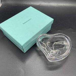 箱付き　TIFFANY&Co.　ティファニー　小物入れ　クリスタル　ハート 　no.101