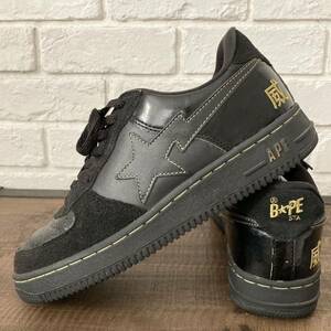 ★激レア★ EVOKE BAPESTA スニーカー 28cm black a bathing ape BAPE STA shoes sneakers エイプ ベイプ ベイプスタ NIGO z041