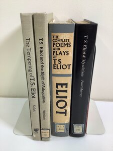 【まとめ/除籍本】T.S.Eliot　T.S.エリオット　4冊セット　洋書/英語/イギリス/文学/詩/戯曲/神秘主義【ta03a】