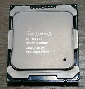 Intel Xeon E5-1650 v4 動作確認済