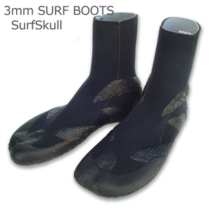 【新入荷　即決】3mmサーフブーツ SURFSKULL ★23cm 防寒/サーフィンブーツ/サーフィン 