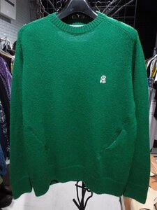 the Shepherd シェパード UNDERCOVER アンダーカバー 23AW (US2C4901) ポケット付き クルーネック ニット 新品 C.GREEN 4 定価41800円