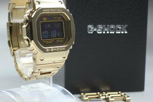 【美品・完動品　箱付き】カシオ Gショック CASIO G-shock GMW-B5000GD-9JF Gold metal ゴールドメタル あまりゴマ付き タグ付き