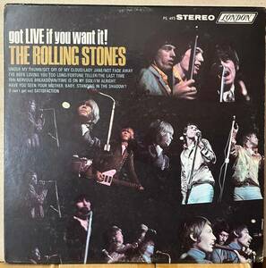 The Rolling Stones Got Live If You Want It! LP US盤 PS493 Bell Sound刻印有