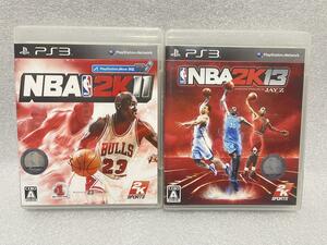 PS3 ゲームソフト NBA2K11 NBA2K13 2本セット まとめ売り H320