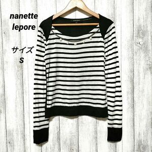 nanette lepore ナネットレポー (S)　エリ下に飾り トップス