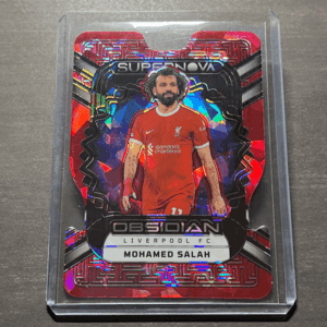 Mohamed Salah - Liverpool FC Red Crystals Electric Etch /30 SUPERNOVA 2023-24 Panini Obsidian Soccer International