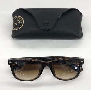 【中古品】 Ray・Ban（レイバン） サングラス べっこう柄 RB2132-F NEW WAYFARER MADE IN ITALY (管理番号：060105）