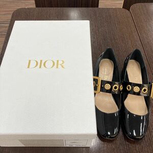 Christian Dior クリスチャンディオール 小物 パンプス 靴 ストラップパンプス 箱付き レディース ファッション おしゃれ 黒