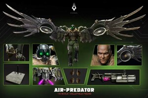 Eternal toys Air-Predator スパイダーマン ヴァルチャー 1/6 スケール アクションフィギュア ET-X7