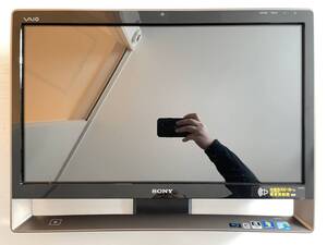 動作美品 SONY ソニー VAIOパーソナルコンピューター Lシリーズ PCV-A1115N VPCL139FJ タッチパネル24型ワイド ブルーレイドライブ搭載