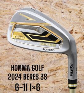 HONMA GOLF 本間ゴルフ 2024 BERES 3S ベレス アイアンセット 6-11 6本セット