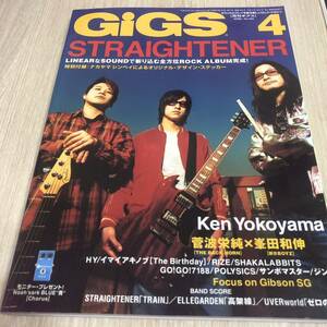 月刊GiGS ギグス　2007年4月号 No.266 ステッカー1枚使用