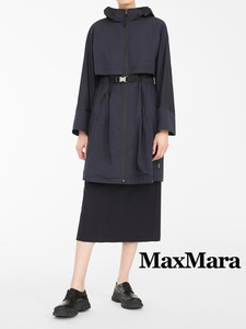 【シーズンオフにつき特別価格！】 マックスマーラ　Max Mara　キモノスリーブブルゾン　ネイビー　36サイズ　【送料無料】