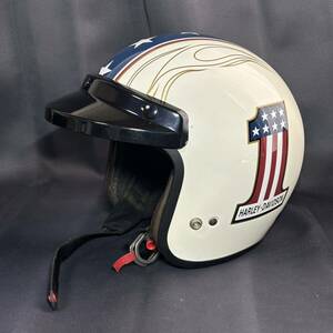 Arai アライ HARLEY-DAVIDSON ハーレイダビットソン ジェットヘルメット No.1 ロゴ クラシックSW サイズ 59.60CM未満 ジェッペル 