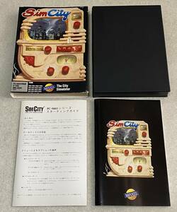 PC-9801 シムシティ 箱・説明書・スターティングガイドのみ / ディスク欠品 