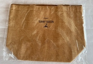 ８０７７　新品未使用　保冷トートバッグ　SUNNY SEASON ベージュ