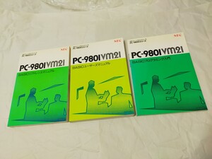 PC-9801 VM21 BASICユーザーズマニュアル BASICプログラミング入門 BASICリファレンスマニュアル NEC PC98 ベーシック プログラム