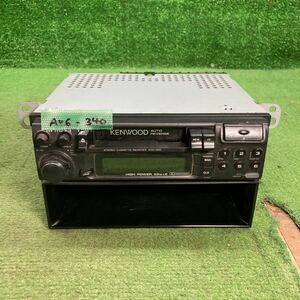 AV6-340 激安 カーステレオ KENWOOD KRC-300 カセット テープデッキ BOX付き 通電未確認 ジャンク