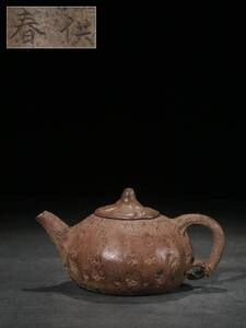 茶器 紫砂壷 「供春」在銘 「供春壺」茶壺常滑 茶壺 煎茶器 唐物 時代物 古陶芸 LB-12292