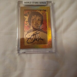 超激レア BROG Sylbester Stallone シルベスタースタローン SSP 24K Real Gold 1/1 auto 直筆サイン Kabuki 直書き サイン綺麗 ロッキー