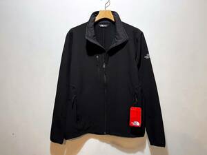 送料無料 新品 正規品 USA限定 The North Face ザ ノースフェイス US-M 希少なBLACK ストレッチ ソフトシェルジャケット