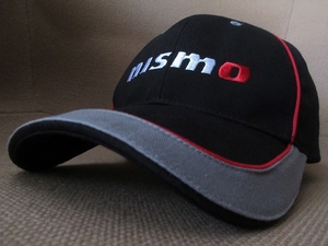 NISMO ロゴ 刺繍 キャップ ブラック ニスモ ニッサン CAP NISSAN 本山哲 柳田真孝 松田次生 レーシング SUPER GTレースGT-RスカイラインGTR