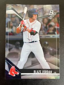 Topps MLB 2021 Bowman platinum プロスペクト #TOP-9 Blaze Jordan ブレイズ・ジョーダン Boston RED SOX ボストン・レッドソックス