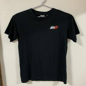 頭文字D (イニシャル・ディー) - MEN 半袖Tシャツ AE86 FC3S FD3S 走り屋 峠 しげの秀一 イニD Lサイズ 黒色 (タグ付き新品未着用品)