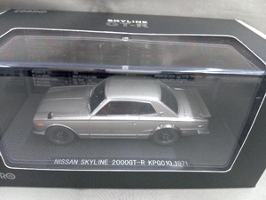 EBBRO 1/43 NISSAN SKYLINE 2000GT-R KPGC10 1971 SILVER エブロ