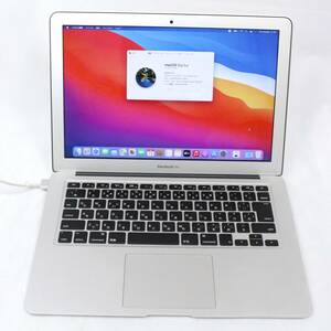 稼働品◆Apple【MacBook Air 6,2】A1466 13インチ Core i5 4GB 256GB mac OS Big Sur ノートPC 240308V(NT)