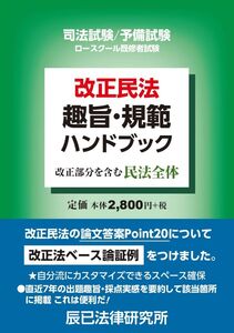 [A11320017]改正民法趣旨・規範ハンドブック