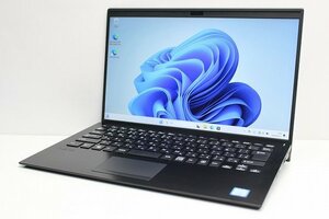 1円スタート ノートパソコン Windows11 VAIO Pro PK VJPK11C12N 14インチ 第8世代 Core i5 SSD256GB メモリ8GB Windows10 カメラ WWAN