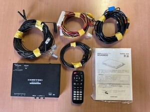 コムテック 地デジチューナー WGA8800 COMTEC リモコン 取説付 車載用TVチューナー フルセグ