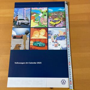  フォルクスワーゲン　 Volkswagen アート カレンダー　2025 新品　 壁掛けカレンダー