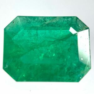 ☆天然エメラルド 1.73ct☆O 約9.2×7.1mm ルース 裸石 宝石 ジュエリー ベリル jewelry beryl emerald w4 A19