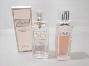 【美品】Christian Dior クリスチャンディオール Miss Dior ミスディオール ヘアミスト オードゥトワレ 2点セット/ローズ&ローズ/香水/LAM5