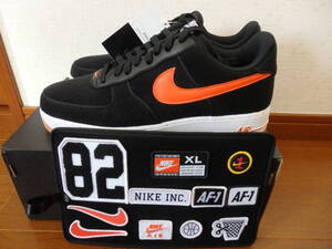 即決☆レア！限定！♪新品 NIKE iD ナイキスニーカー AIR FORCE 1 LOW エアフォース１ ロー ワッペン付 27.0cm♪25周年記念♪35周年記念