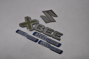 カラー　エンブレム　送料無料　ＭＮ７１Ｓ　ＸＢＥＥ　クロスビー　ブラック　リア５点　カーパーツ　純正　メッキ