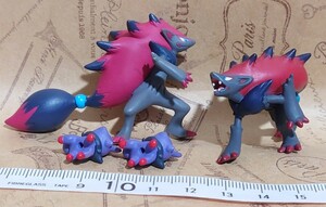 ゾロア ゾロアーク 立体ポケモン図鑑 ポケモン フィギュア モンスターコレクション ポケットモンスター