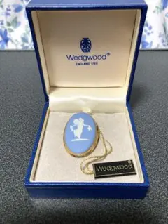 【WEDGWOOD】 ウェッジウッド ブローチ カメオ 女神 英国 ヴィンテージ