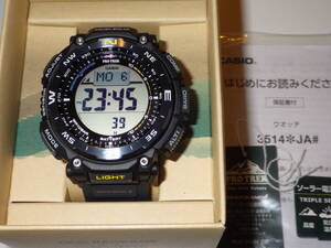 【新品同様】CASIO カシオ PROTREK プロトレック PRW-3400Y-2JF 電波ソーラー 